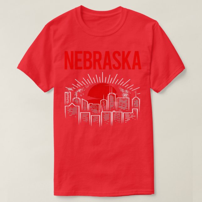 Red Moon Nebraska T-Shirt (Design vorne)