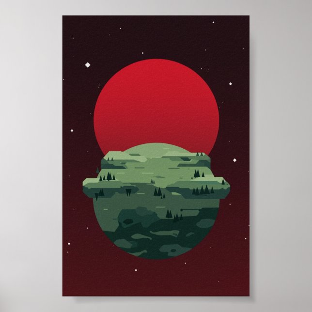 Red Moon Rising Poster (Vorne)