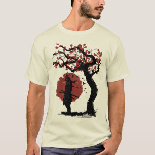 Red Moon Samurai T-Shirt