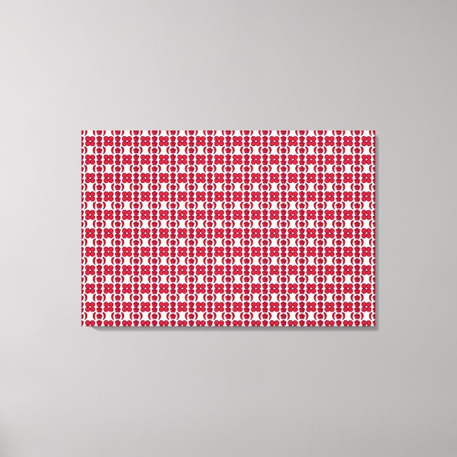 Red Motif Leinwanddruck (Vorderseite)