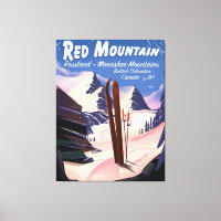 Red Mountain British Columbia, Kanada Skipposter