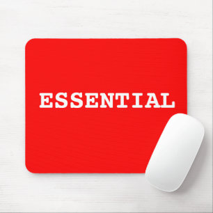 Red Mouse Pad, das Essential sagt Mousepad
