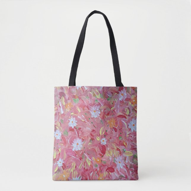 Red Mulberry Floral Tote Bag (Vorderseite)