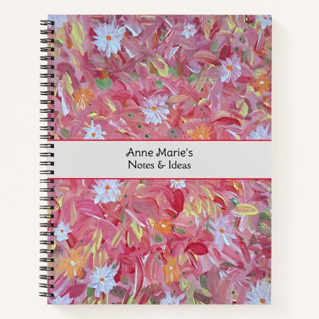 Red Mulberry Personalisiert Notebook Notizbuch (Vorderseite)