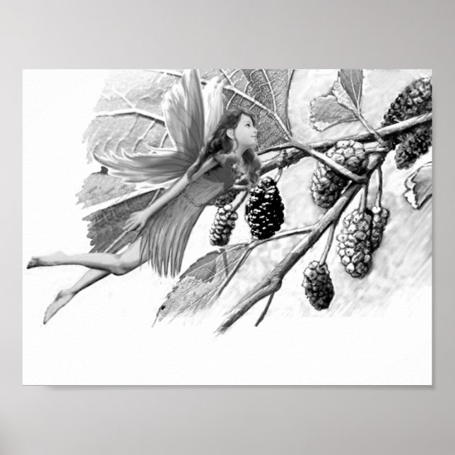 Red Mulberry Tree Fairy Poster (Vorne)