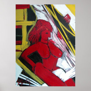 Red Muse Poster