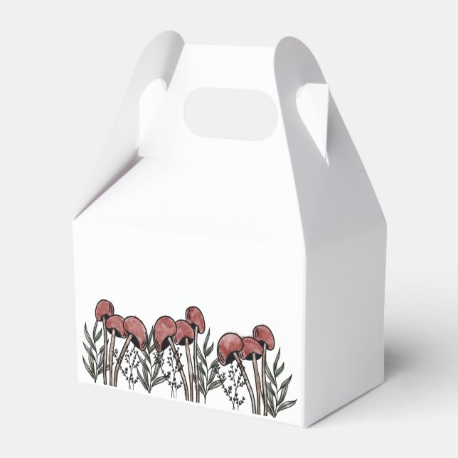 Red Mushroom Caps Gevor Box Geschenkschachtel (Vorderseite)