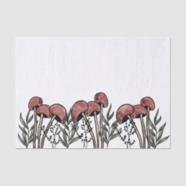 Red Mushroom Caps Seidenpapier