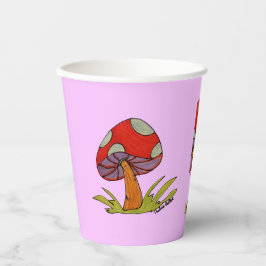 Red Mushroom Coffee Mug Pappbecher