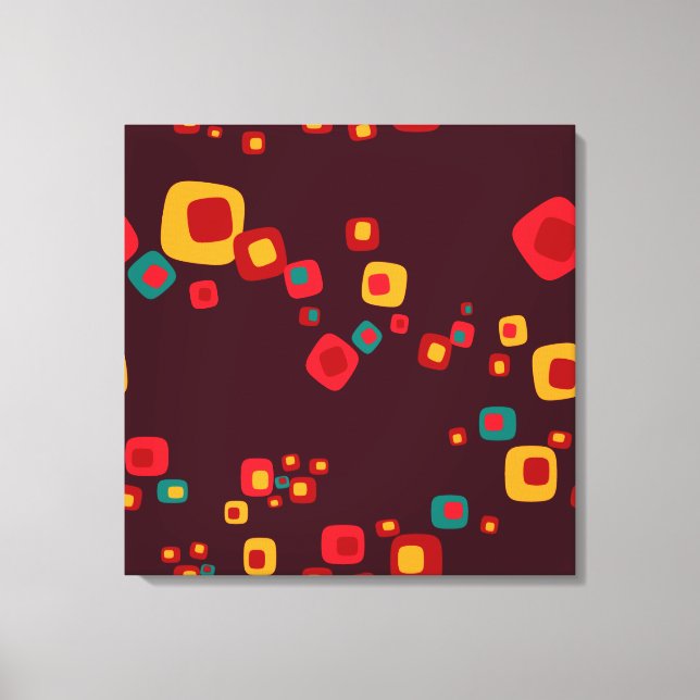 Red Myriads A Wrapped Canvas Leinwanddruck (Vorderseite)