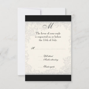 Red n White Striped Tulip - Einladung zur Hochzeit