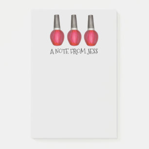 Red Nail Polnisch Makeup Fashion Beauty Post its Post-it Klebezettel