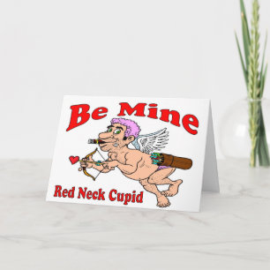 Red Neck Cupid Feiertagskarte