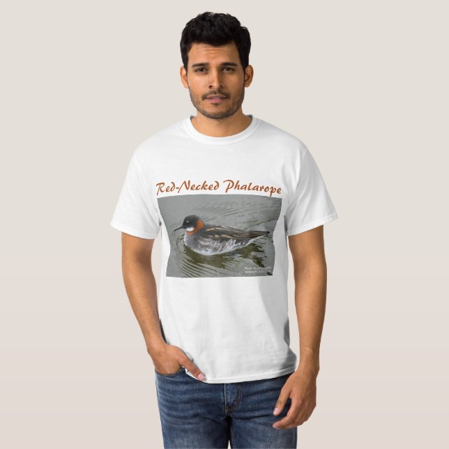 Red-Necked Phalarope Shirt von RoseWrites (Vorne ganz)