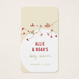 Red Nesting Birds Family Baby Shooting DIY Geschen