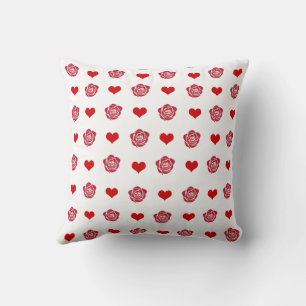 Red Niedlich Cosy Modern Romantic Chic Stilvolles Kissen