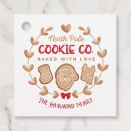 Red Niedlich Gingerbrot Weihnachtskekse Austausch Geschenkanhänger