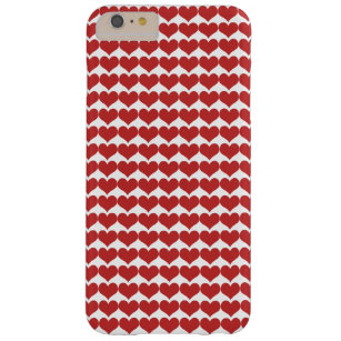 Red Niedlich Hearts Muster BT iPhone 6 Plus Fall Barely There iPhone 6 Plus Hülle