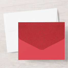 Red Noise Folding Wedding Einladung - Anpassbar