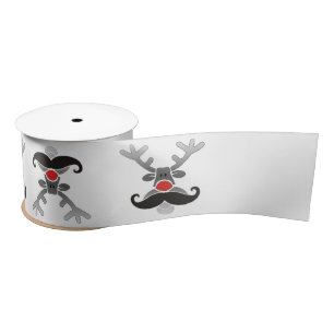 Red Noise mit Mustache + Ihre Idee Satinband