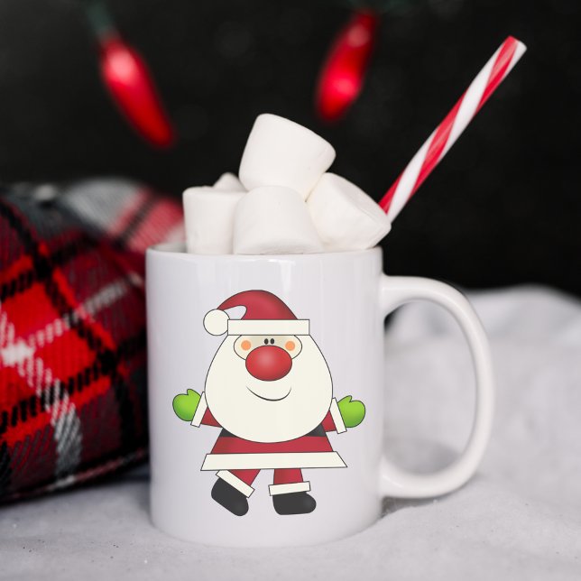 Red Nosed Santa Kaffeetasse (Von Creator hochgeladen)
