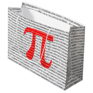 Red Number pi ist ein mathematisches Konstantensym Große Geschenktüte