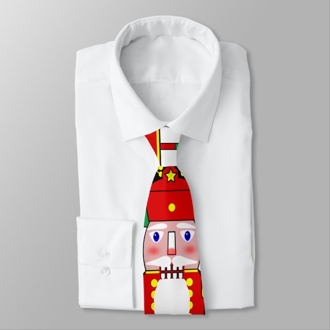 Red Nutcracker Soldier Weihnachten Krawatte (Gebunden)