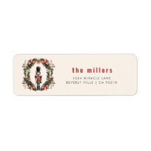 Red Nutcracker Wreath Weihnachten