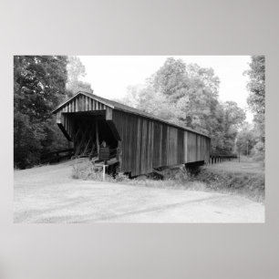 Red Oak Creek Brücke Poster