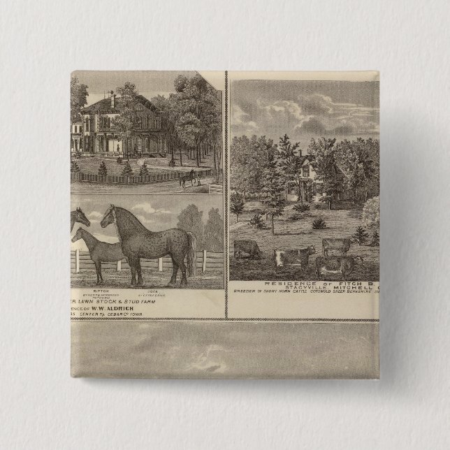 Red Oak farm & Residence, Centre Tp Button (Vorderseite)