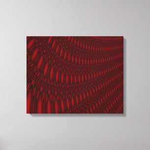 Red Octopus Tentacles Canvas Print Leinwanddruck