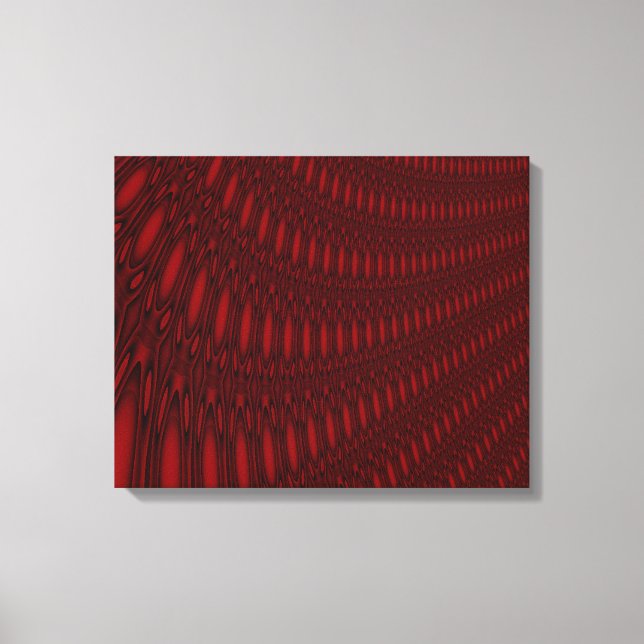 Red Octopus Tentacles Canvas Print Leinwanddruck (Vorderseite)