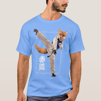 Red of Doing Karate Funny Animal Marital Arts T-Shirt