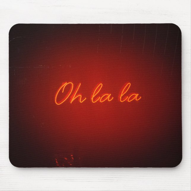 Red Oh La Light Mousepad (Vorne)