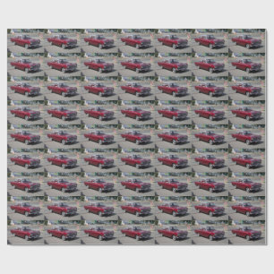 Red Opel Rekord 1900 Geschenkpapier