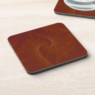 Red Orange Drehung Untersetzer