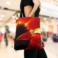 Red Orange Gerbera Daisy Foto Bold Modern Stylish