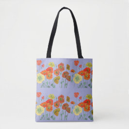 Red Orange Poppy Poppies Floral lila Lilac