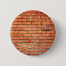 Red Orange Small Brick Wall Print