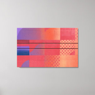 Red & Orange - Street Art Collection Leinwanddruck