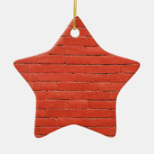 Red Orange Wall Keramik Ornament