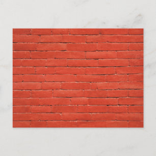 Red Orange Wall Postkarte