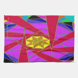 Red Orange Yellow Blue Lavender Welcher Weg? Geschirrtuch