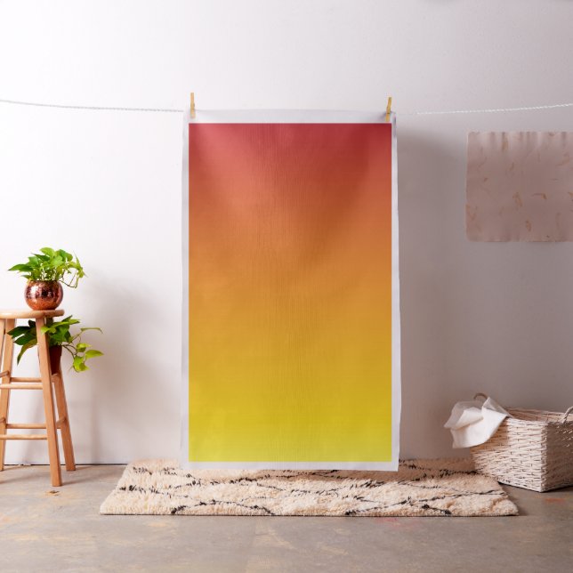 Red Orange Yellow Gradient Fabric Stoff (Beispiel)