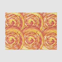 Red Orange Yellow Mandala Decoupage Seidenpapier
