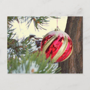 Red Orb Postcard Postkarte