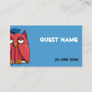 Red Owl Grad Aqua Platzkarte