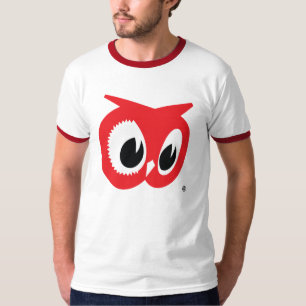 Red Owl T-Shirt - Vintage Ringer Stil