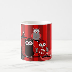 Red Owls Tasse