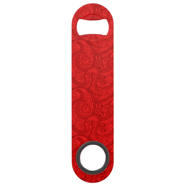 Red Paisley Speed Flaschenöffner (Vorderseite)